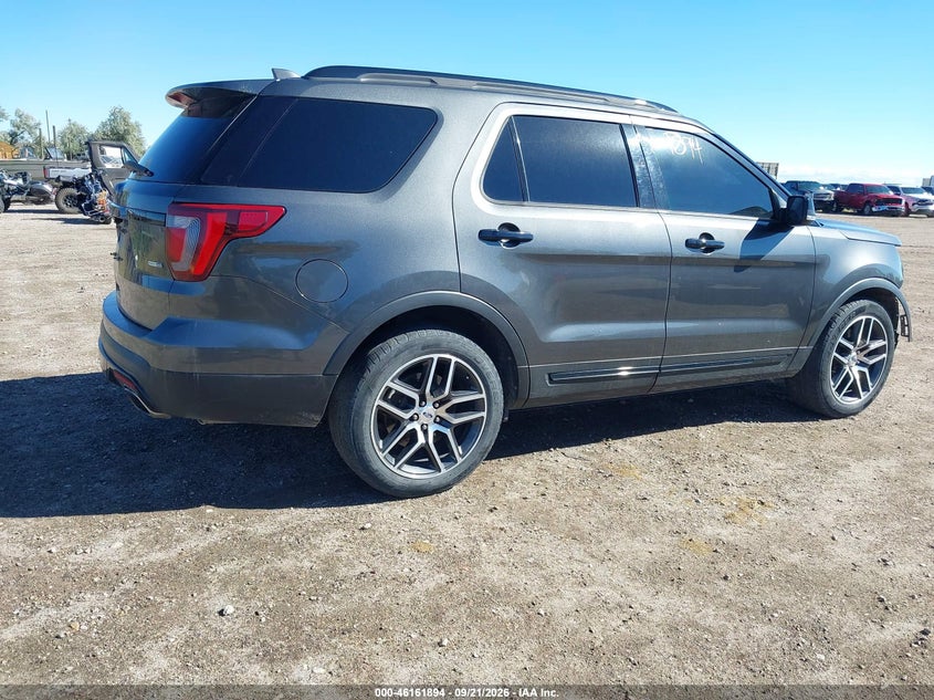 Vin: 1fm5k8gt1hga99389, lot: 46661693, ford explorer sport 20174