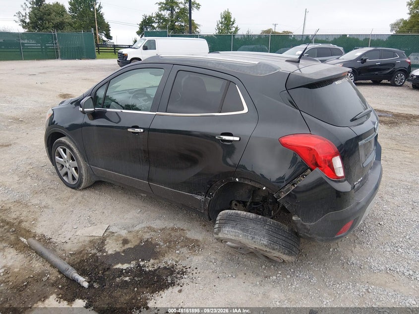 Vin: kl4cjgsb3eb720528, lot: 46661694, buick encore leather 20143