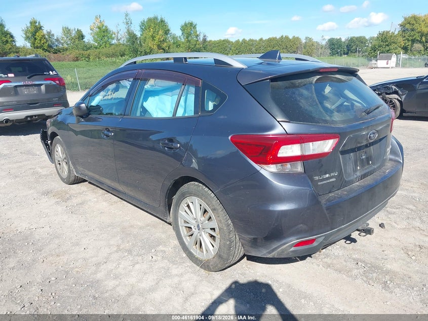 Vin: 4s3gtab61h3705509, lot: 46661703, subaru impreza 2.0i premium 20173