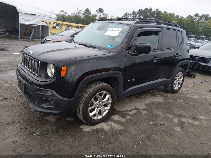 2015 Jeep Renegade, Rear, IAAI, VIN ZACCJBBT0FPB71712 — photo 2