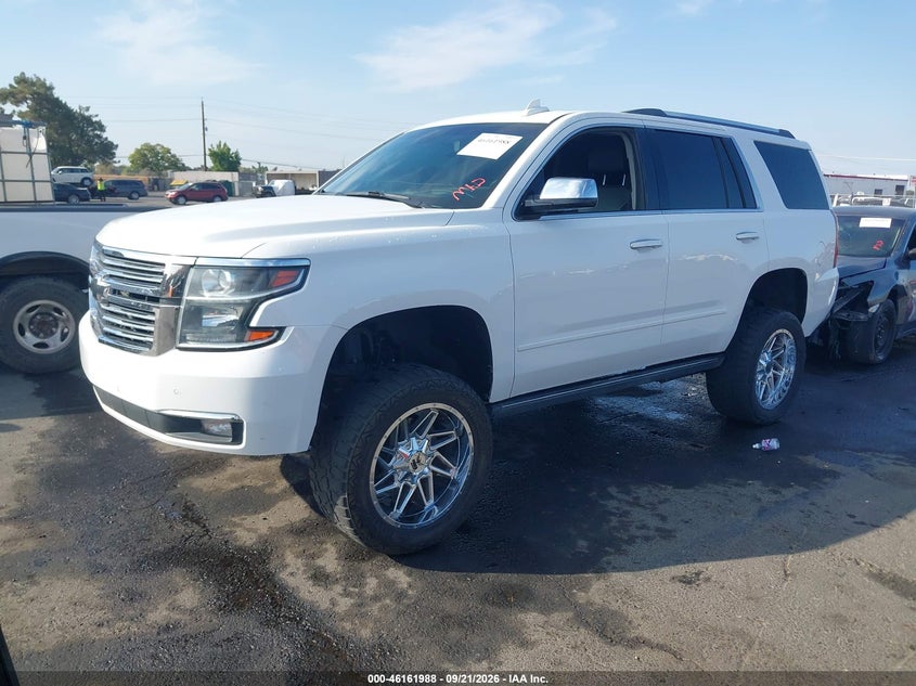 2018 Chevrolet Tahoe Premier, Удар сзади, IAAI, VIN 1GNSKCKCXJR347819 — фото 2