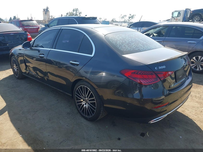 Vin: w1kaf4gb0pr152244, lot: 46661791, mercedes-benz c 300 sedan 20233