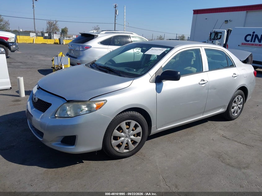 2009 Toyota Corolla, Rear, IAAI, VIN JTDBL40EX9J029578 — photo 2