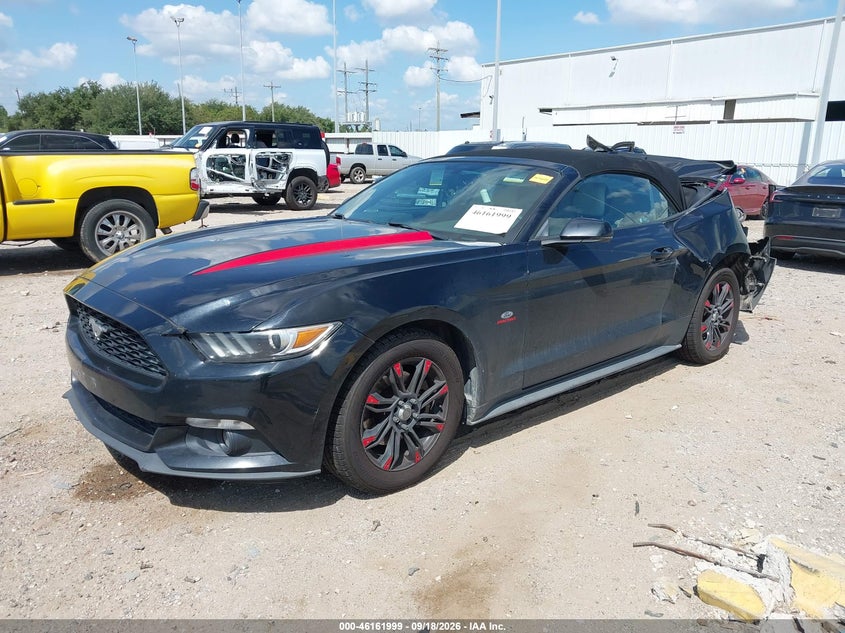 Vin: 1fatp8uh8h5220532, lot: 46661798, ford mustang ecoboost premium 20172