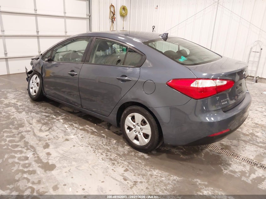 Vin: knafk4a68e5065698, lot: 46661802, kia forte lx 20143