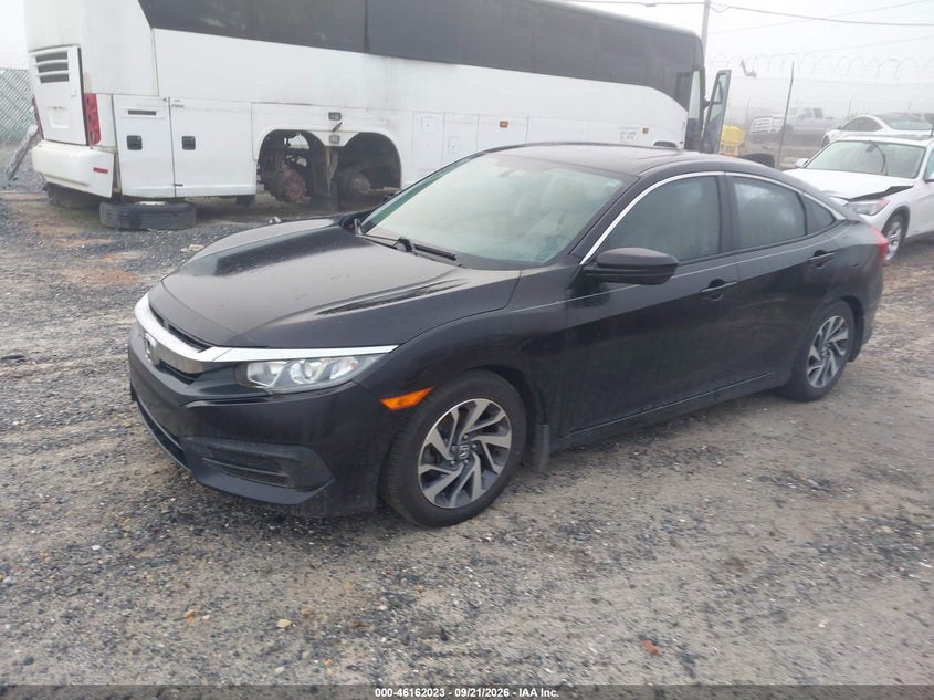 Vin: 19xfc2f76he051958, lot: 46661822, honda civic ex 20172