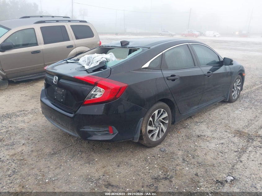 Vin: 19xfc2f76he051958, lot: 46661822, honda civic ex 20174