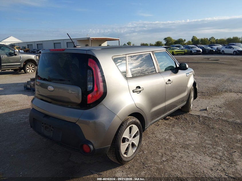 Vin: kndjn2a2xg7395968, lot: 46661824, kia soul 20164