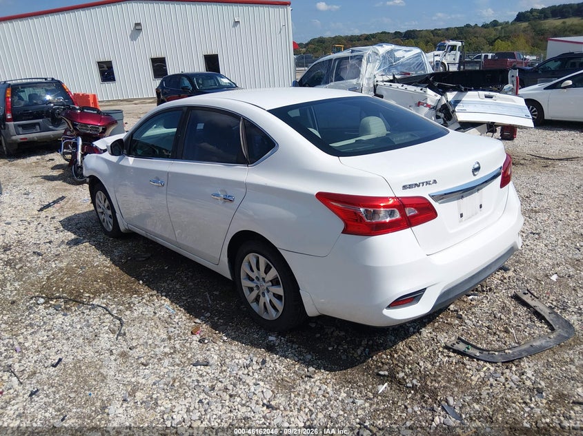 Vin: 3n1ab7ap5gy306830, lot: 46661845, nissan sentra s 20163