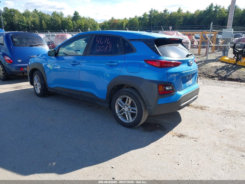Vin: km8k12aa1ku269897, lot: 46661888, hyundai kona se 20193