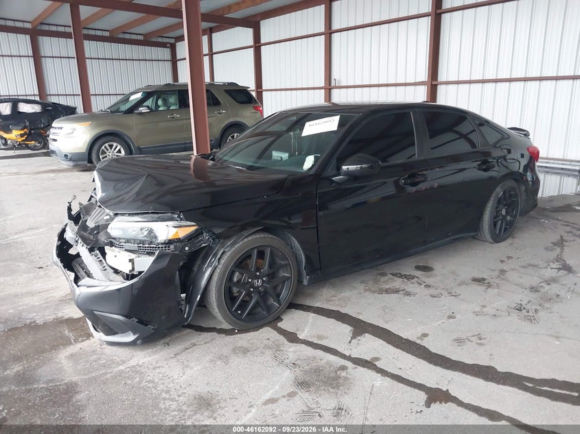 Vin: 2hgfe2f5xnh503596, lot: 46661891, honda civic sport 20222