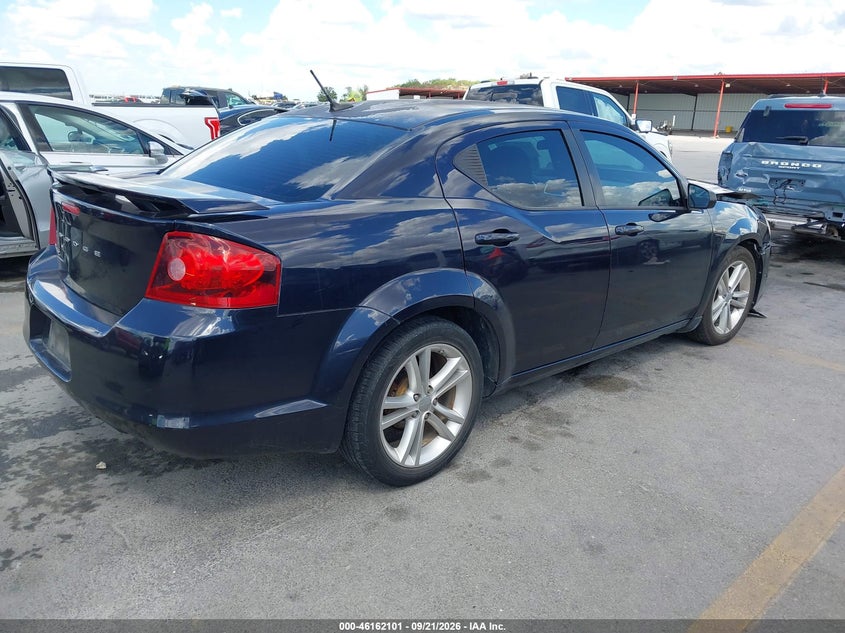 Vin: 1c3cdzag6cn315690, lot: 46661899, dodge avenger se 20124
