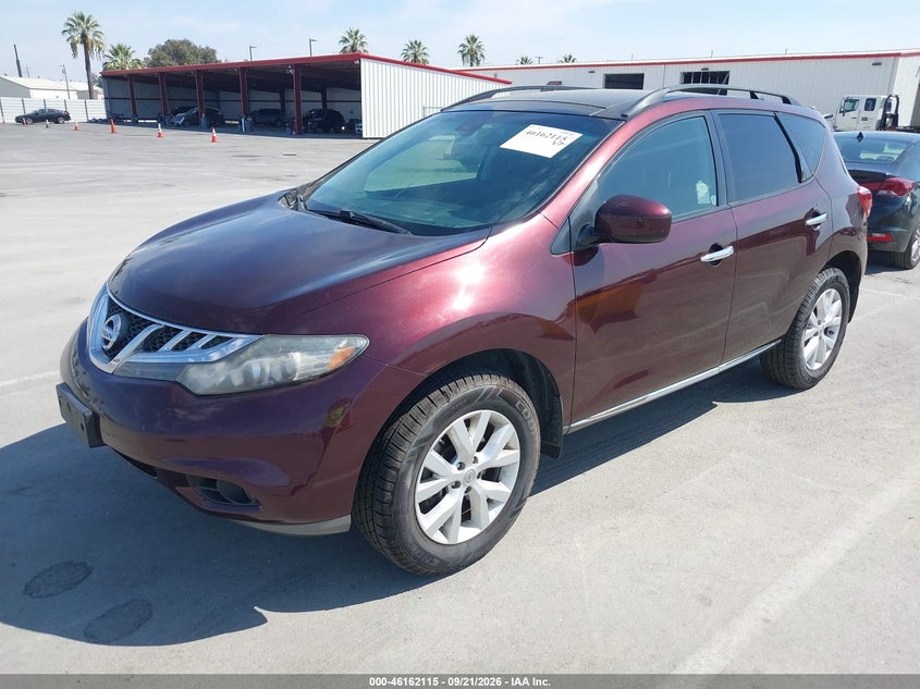 Vin: jn8az1mu2ew417819, lot: 46661914, nissan murano sl 20142