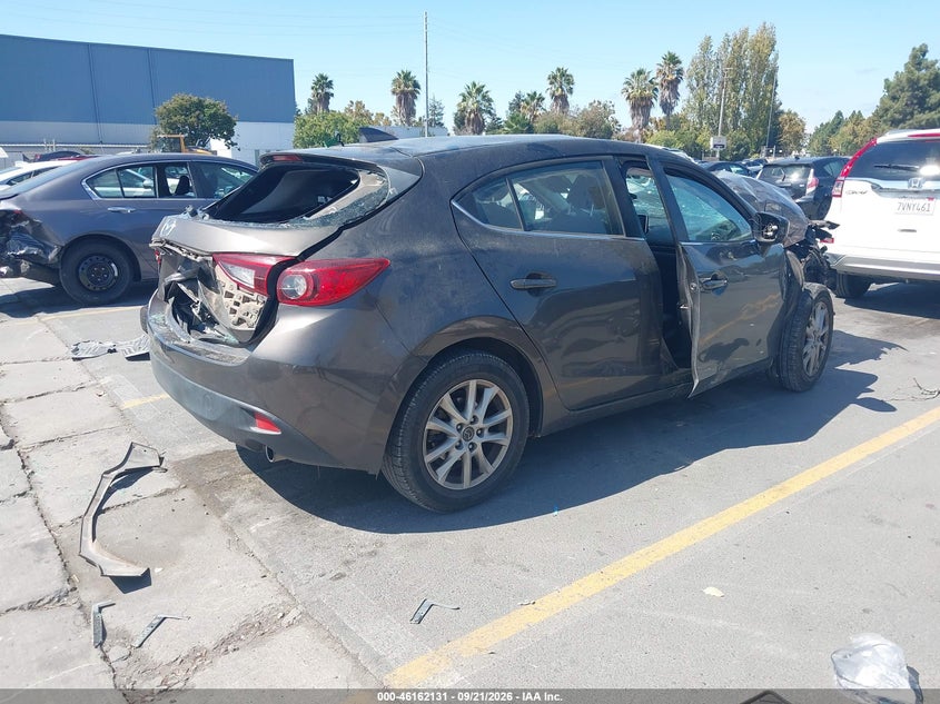 Vin: jm1bm1n70g1288857, lot: 46661930, mazda mazda3 i grand touring 20164
