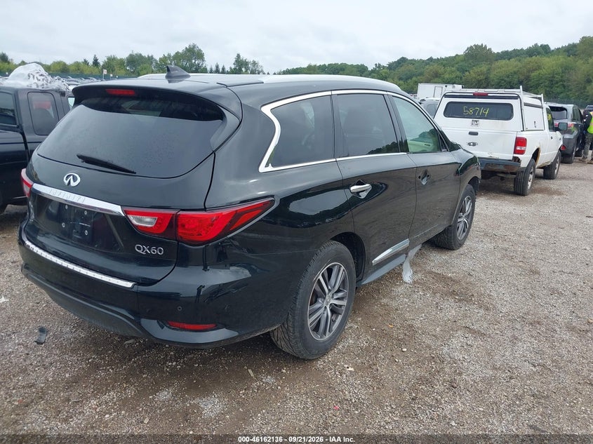 Vin: 5n1dl0mn7jc513952, lot: 46661935, infiniti qx60 20184