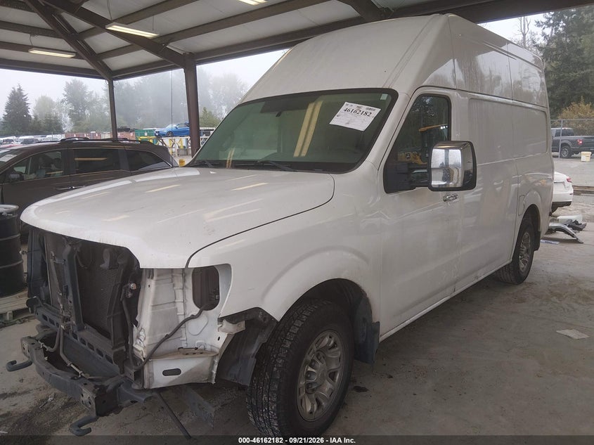 Vin: 1n6af0ly6fn803599, lot: 46661981, nissan nv cargo nv2500 hd sl v8 20152