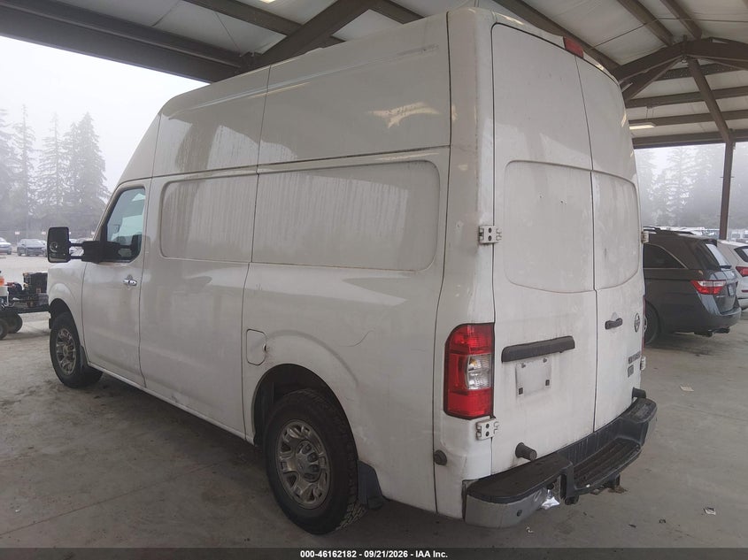 Vin: 1n6af0ly6fn803599, lot: 46661981, nissan nv cargo nv2500 hd sl v8 20153