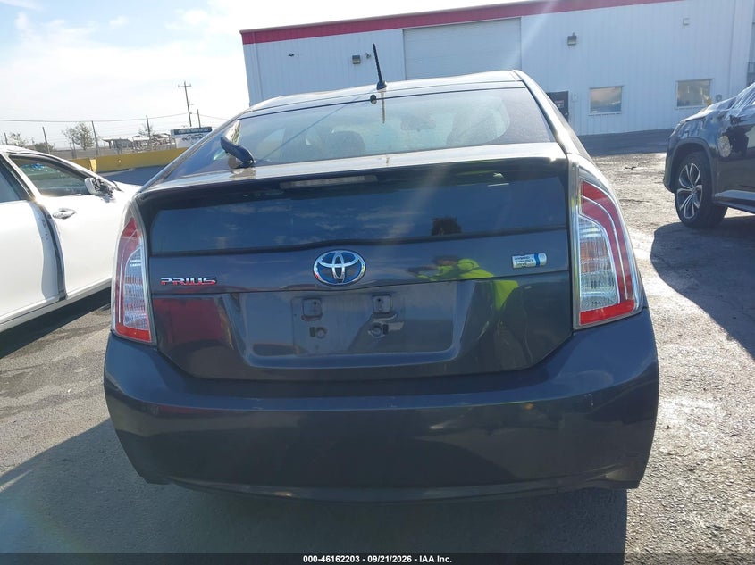 TOYOTA PRIUS 2012 VIN JTDKN3DU3C5538207