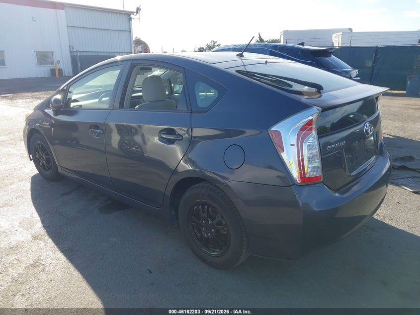 Vin: jtdkn3du3c5538207, lot: 46662002, toyota prius two 20123