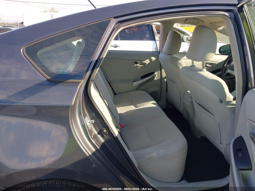TOYOTA PRIUS 2012 VIN JTDKN3DU3C5538207