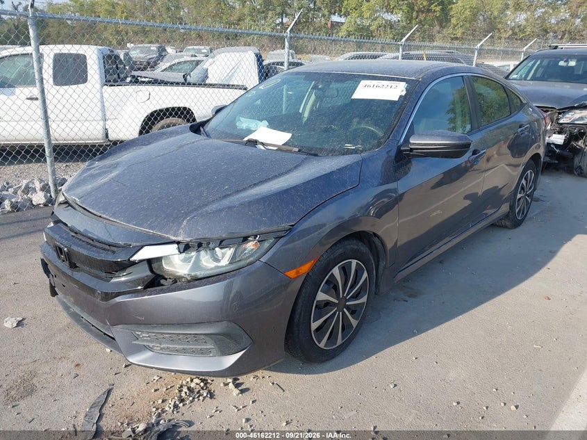 Vin: 19xfc2f50he205126, lot: 46662011, honda civic lx 20172