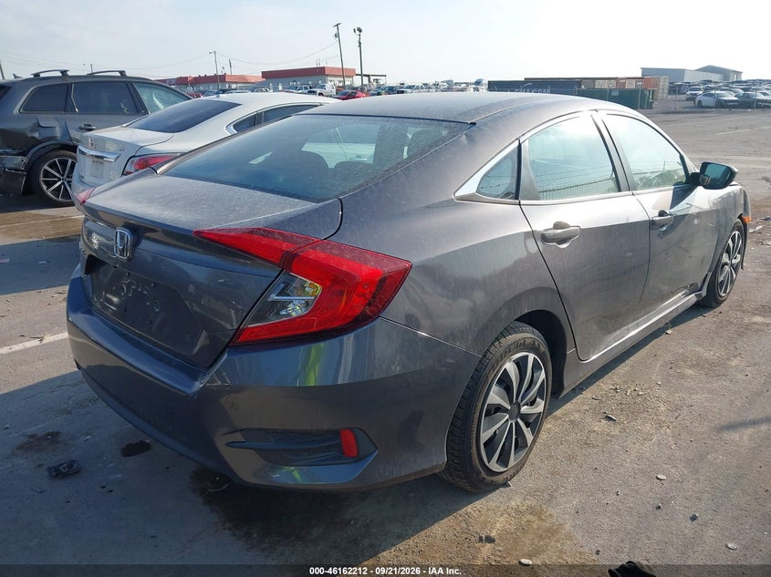 Vin: 19xfc2f50he205126, lot: 46662011, honda civic lx 20174