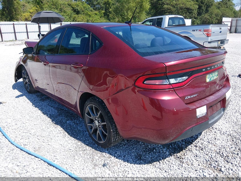 Vin: 1c3cdfaa6fd363193, lot: 46662057, dodge dart se 20153