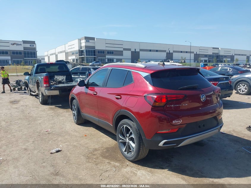 Vin: kl4mmds25pb051577, lot: 46662060, buick encore gx select fwd 20233