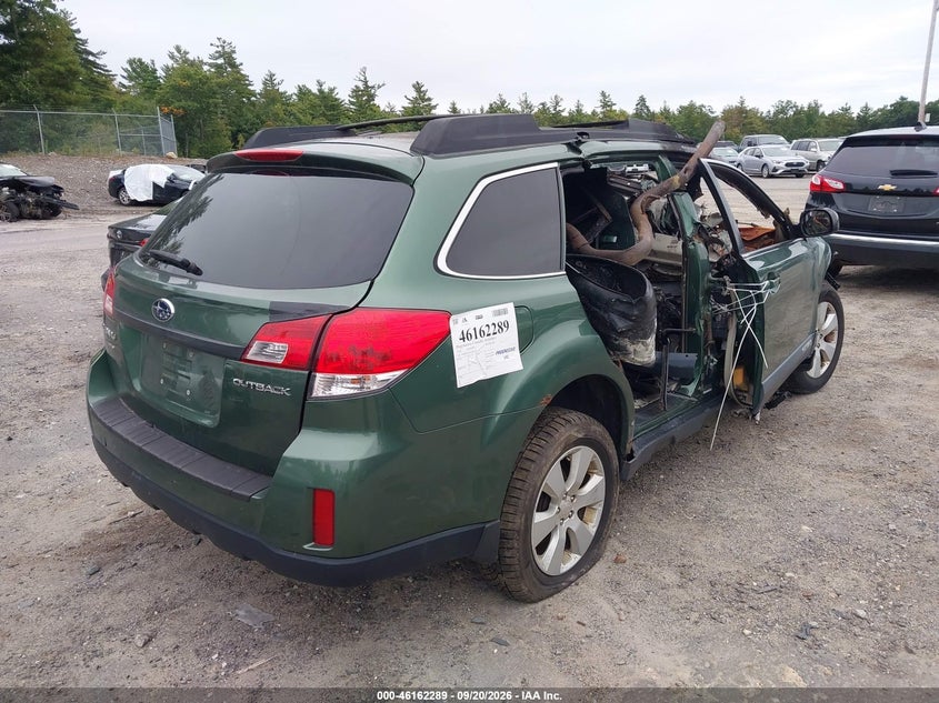 Vin: 4s4brccc9a3342709, lot: 46662088, subaru outback 2.5i premium 20104
