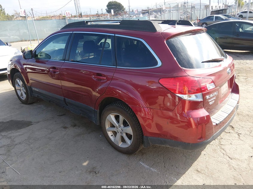 Vin: 4s4brckcxd3264737, lot: 46662095, subaru outback 2.5i limited 20133