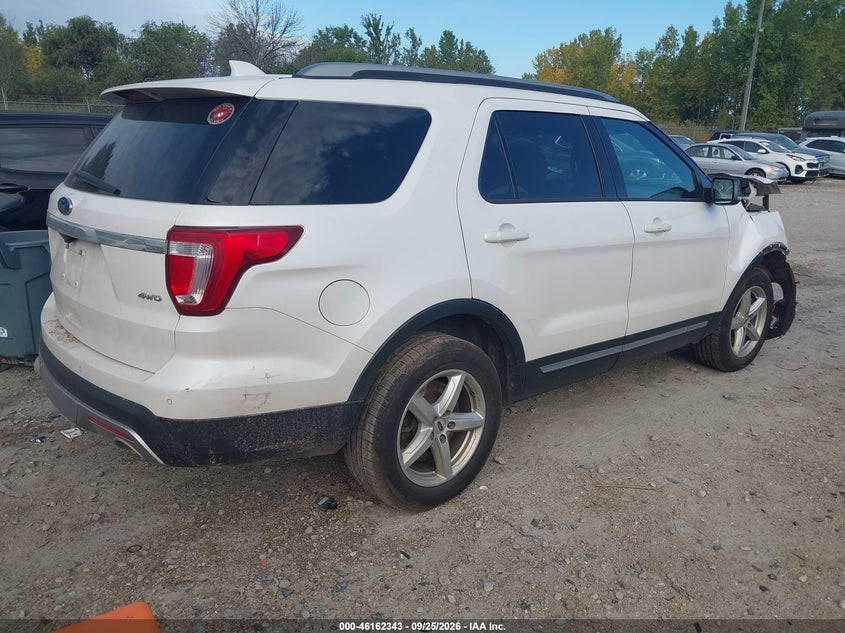 Vin: 1fm5k8d85hgd37115, lot: 46662142, ford explorer xlt 20174