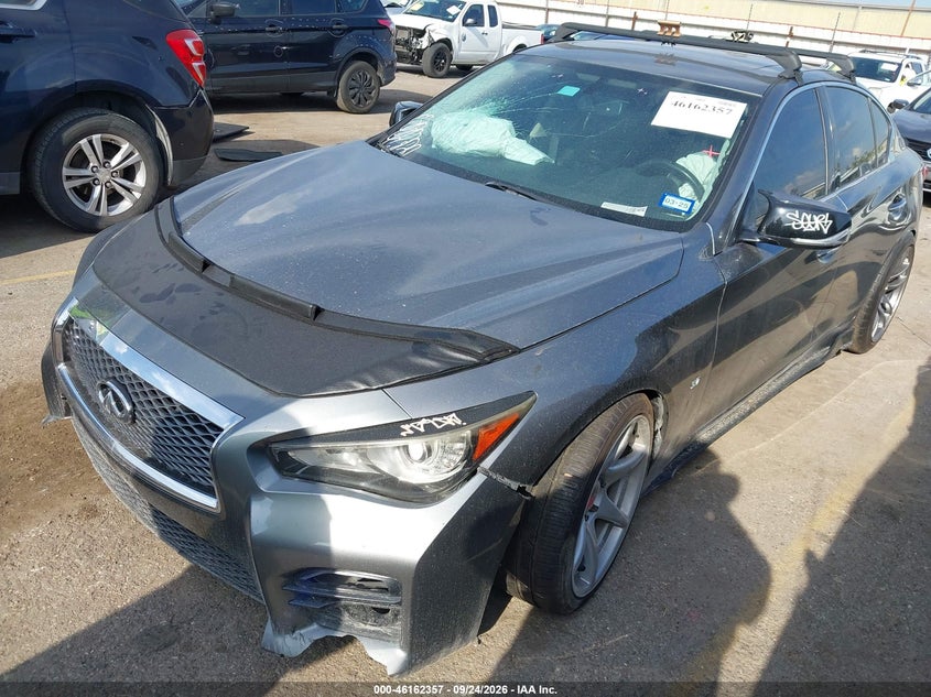 Vin: jn1bv7apxfm350531, lot: 46662156, infiniti q50 sport 20152