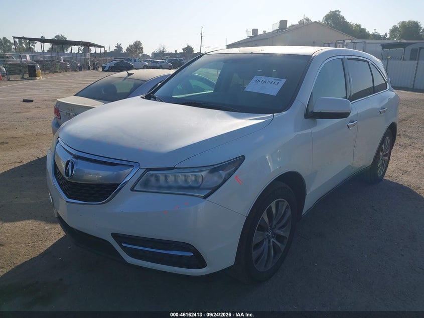 Vin: 5fryd4h44eb029997, lot: 46662212, acura mdx technology package 20142