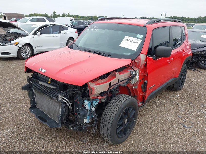 Vin: zacnjba19kpj98853, lot: 46662233, jeep renegade sport 4x4 20192
