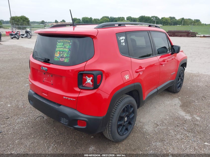 Vin: zacnjba19kpj98853, lot: 46662233, jeep renegade sport 4x4 20194