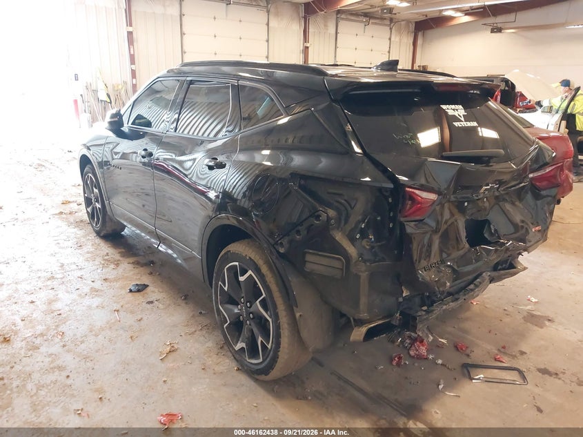 Vin: 3gnkbers1ns120515, lot: 46662237, chevrolet blazer fwd rs 20223