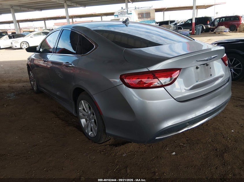 Vin: 1c3cccab8fn601100, lot: 46662243, chrysler 200 limited 20153