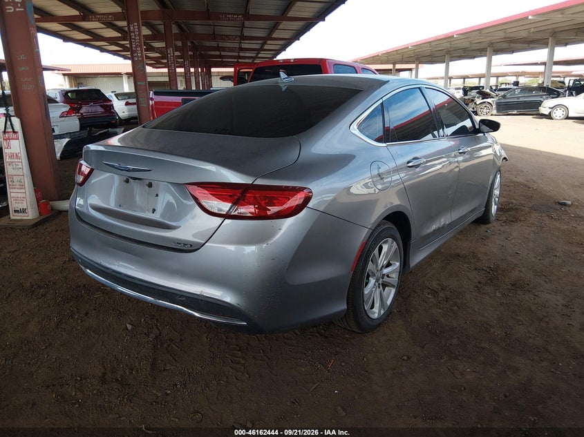 Vin: 1c3cccab8fn601100, lot: 46662243, chrysler 200 limited 20154
