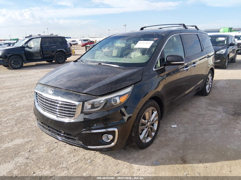 2016 Kia Sedona Sx Luxury, Undercarriage, IAAI, VIN KNDME5C19G6172281 — photo 2