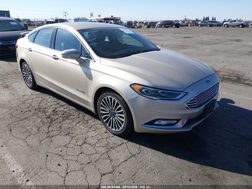 Vin: 3fa6p0ru6hr287602, lot: 46662265, ford fusion hybrid titanium 2017 img_1