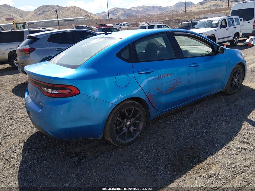 Vin: 1c3cdffa9gd821447, lot: 46662282, dodge dart sxt sport rallye 20164