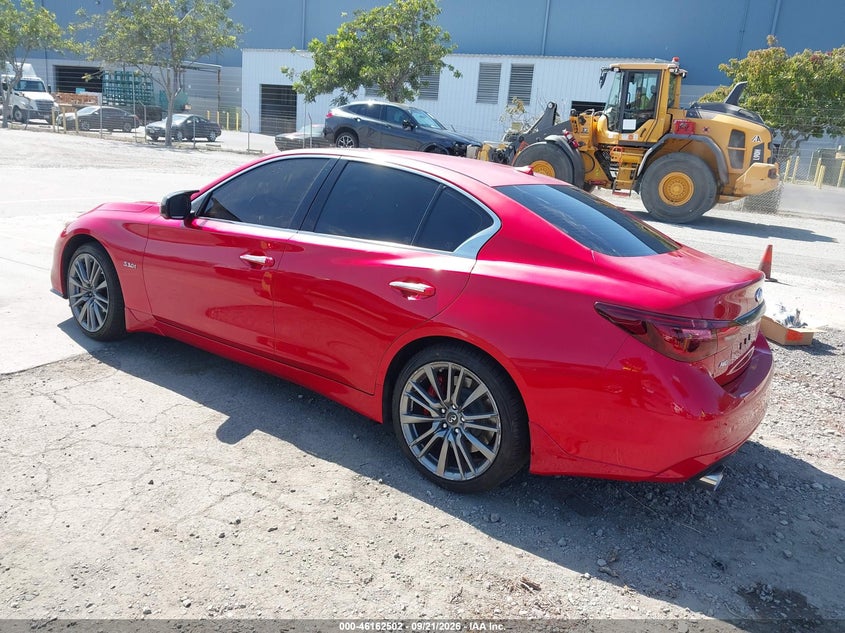 Vin: jn1fv7ar6jm700121, lot: 46662301, infiniti q50 3.0t red sport 400 20183