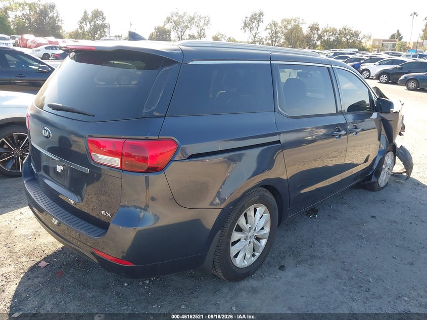 Vin: kndmc5c19f6053554, lot: 46662319, kia sedona ex 20154