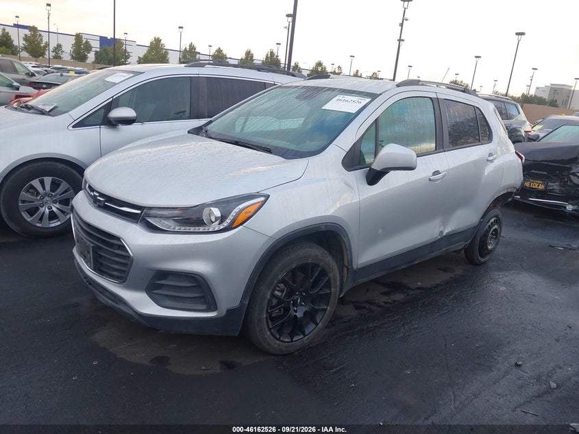 Vin: kl7cjpsm2nb538940, lot: 46662325, chevrolet trax awd lt 20222