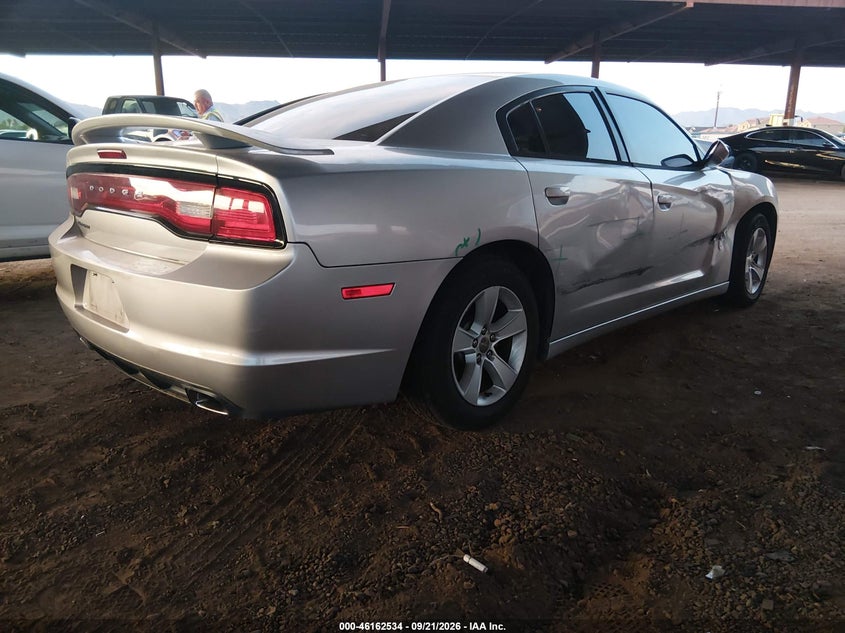Vin: 2c3cdxbg5ch205550, lot: 46662333, dodge charger se 20124