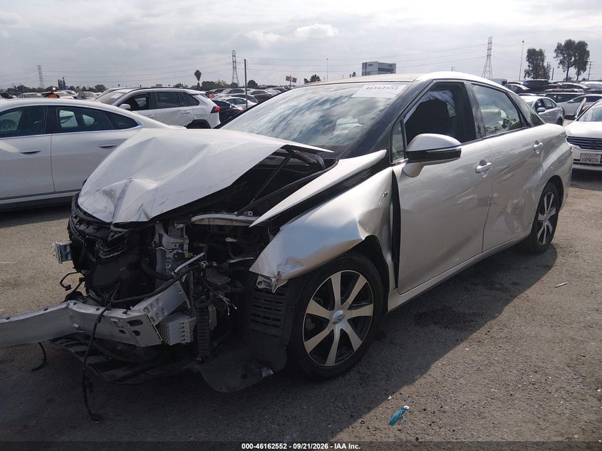 Vin: jtdbvrbd6ha001951, lot: 46662351, toyota mirai 20172
