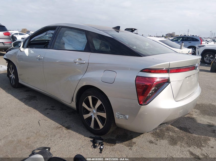 Vin: jtdbvrbd6ha001951, lot: 46662351, toyota mirai 20173
