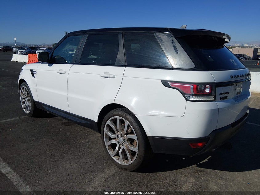 Vin: salwr2kf6ga663180, lot: 46662395, land rover range rover sport 3.0l v6 turbocharged diesel hse td6 20163
