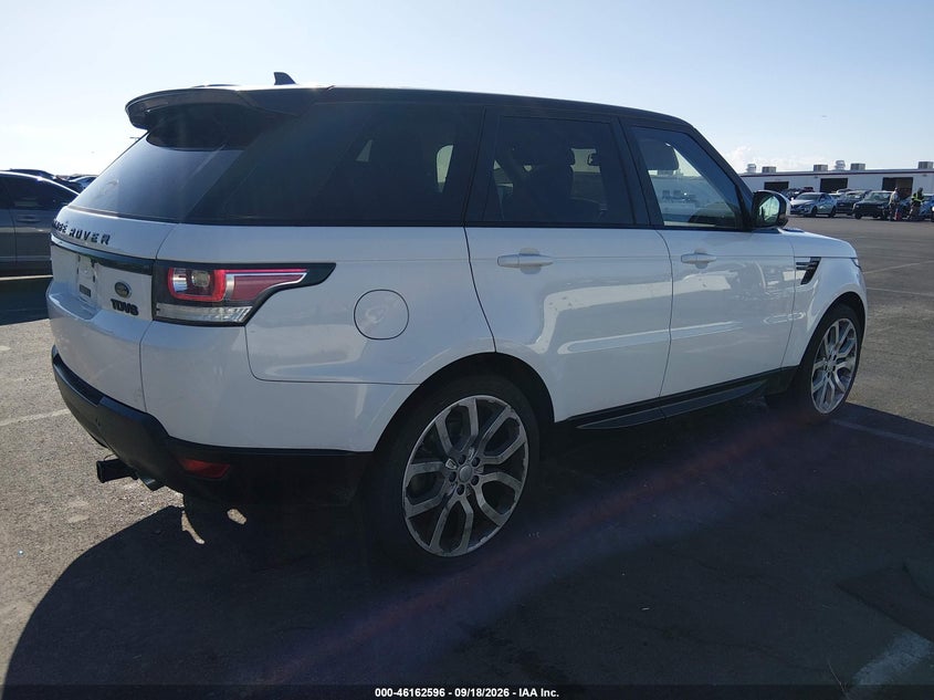 Vin: salwr2kf6ga663180, lot: 46662395, land rover range rover sport 3.0l v6 turbocharged diesel hse td6 20164