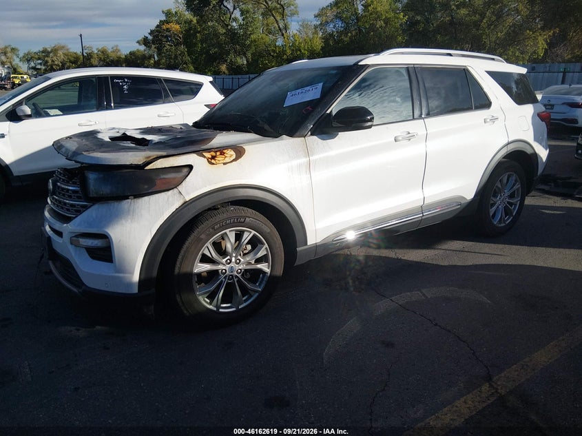 Vin: 1fmsk8fh6pgc39340, lot: 46662418, ford explorer limited 20232